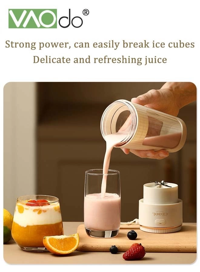 Portable Mini Blender - Rechargeable USB BPA-Free One-handed Drinking