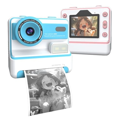Kids Print Camera - 2.4inch 4800W 1080P