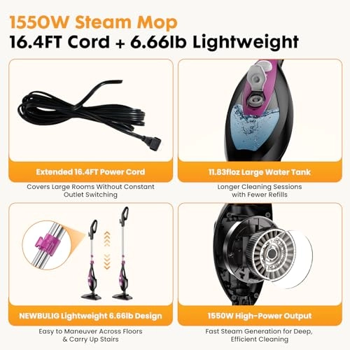 Steam Mop - 11.83 Fluid Ounces
