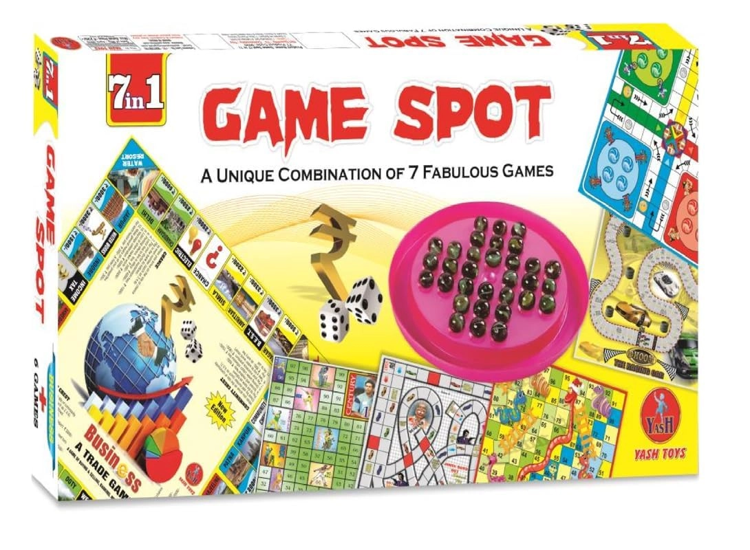 Yash Toys Game Spot - 7-in-1 Kids Edition Combo
