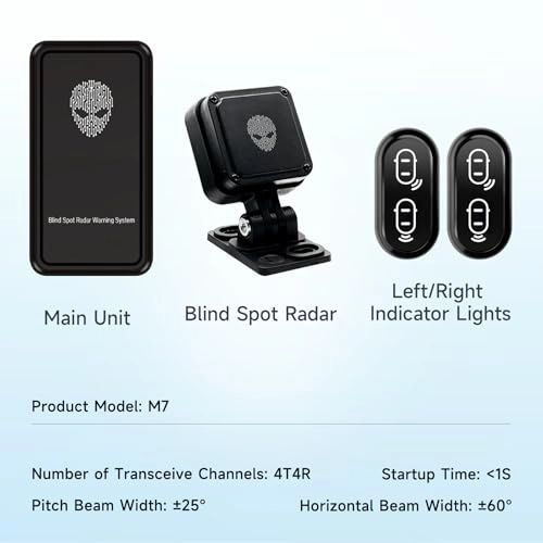 M7 BSD Blind Spot Detection System - 77G Millimeter-Wave Radar All-Weather Performance