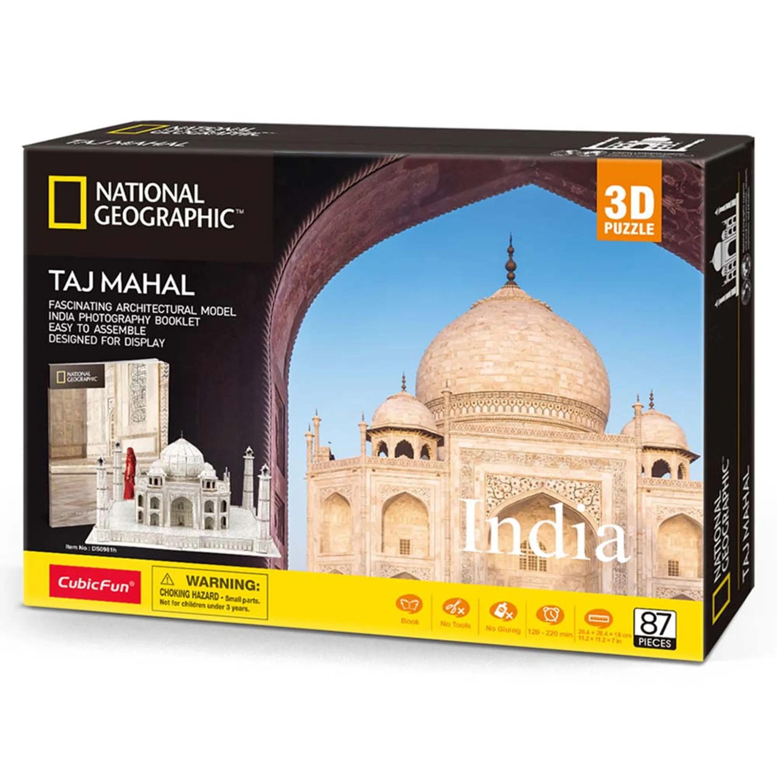 Taj Mahal 3D Puzzle (AL-DS0981H) - 87 pcs