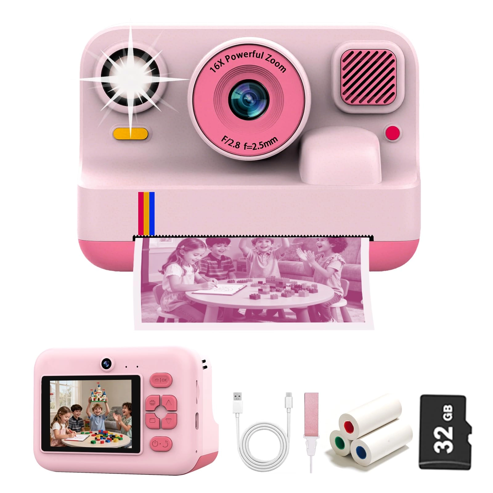 Kids Camera Instant Print