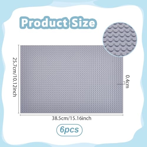 Classic Baseplates - 38.5X25.7cm 6pcs