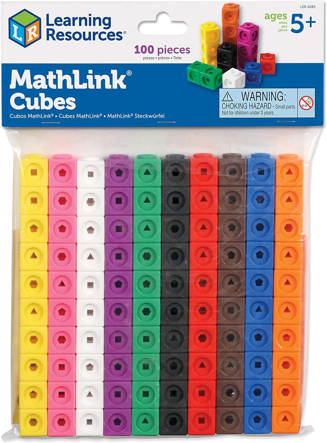 Math link Cubes Activity Set - 5+ Years 100 piece(s)