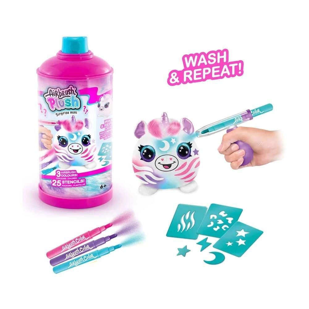Canal Toys Airbrush Plush Mini Mystery Kit - 3+ years