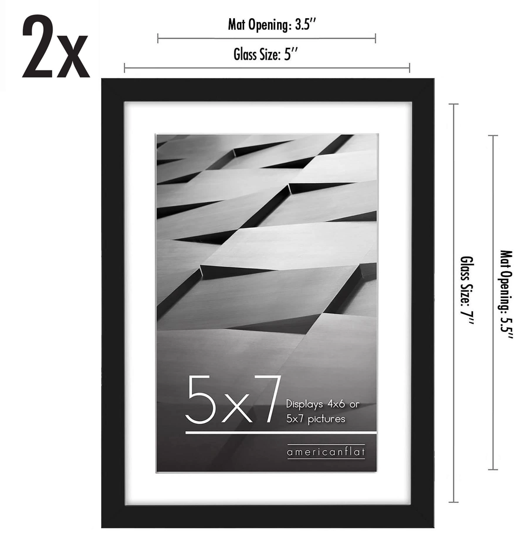 Hinged Picture Frame - 5x7 Two Displays