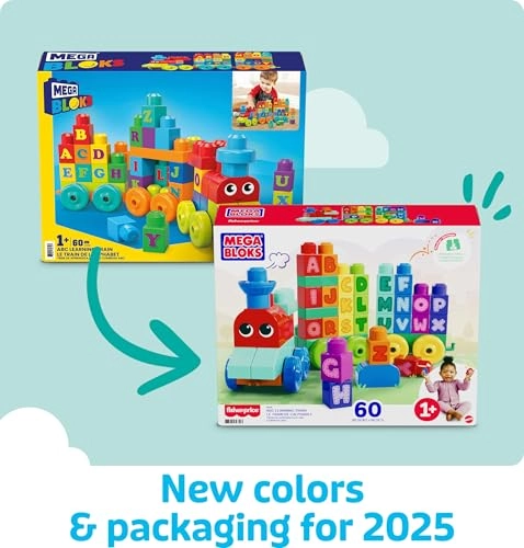 ABC Lernzug - 3 years and up 60 pieces