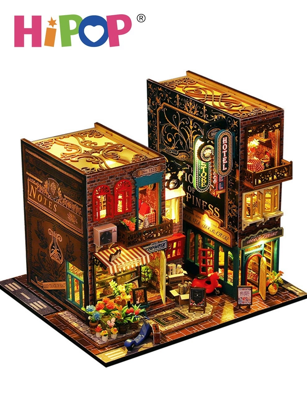 HIPOP DIY Doll House - European classic style