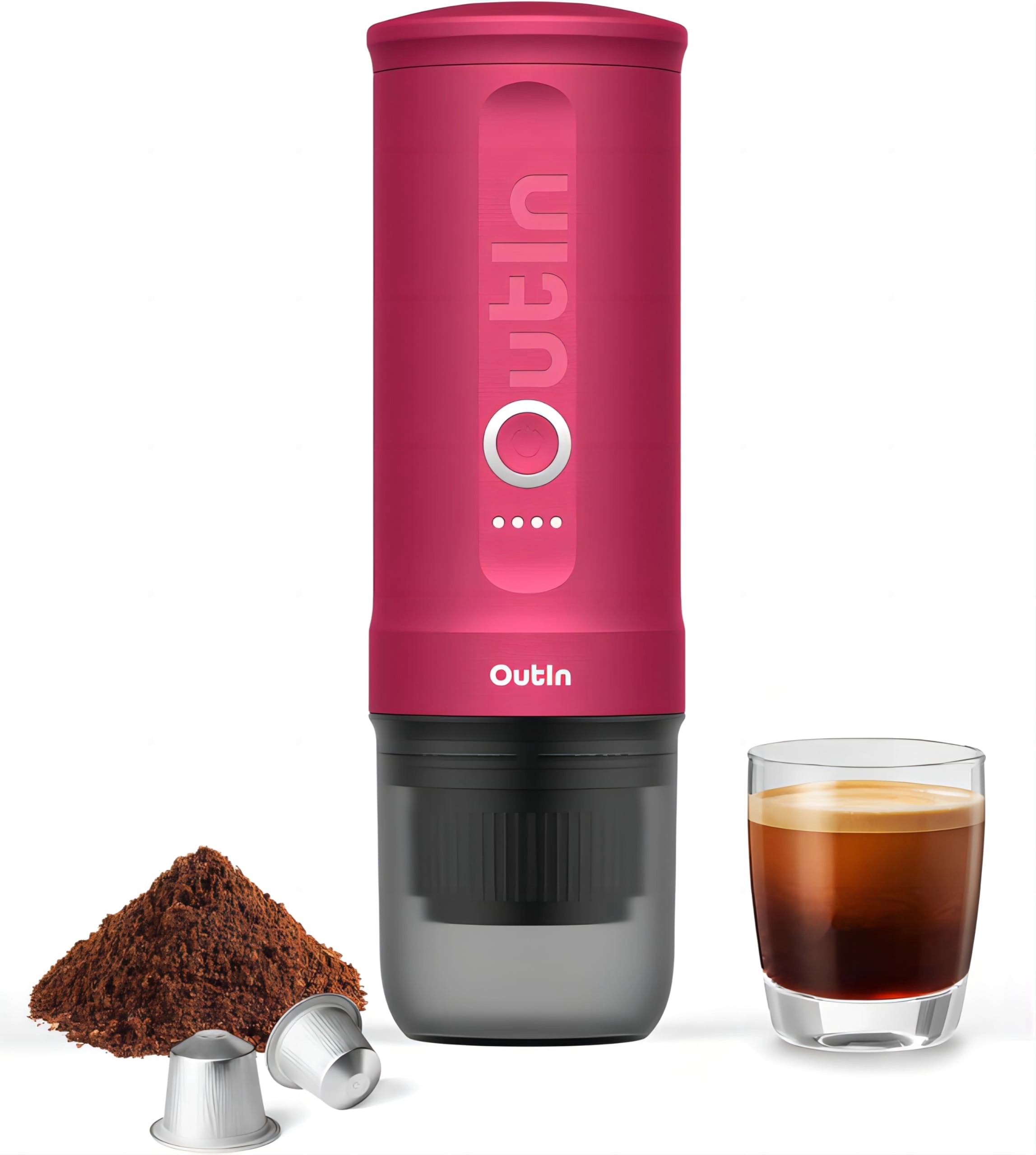 OUTIN Nano - 30ml ground coffee and coffee capsules