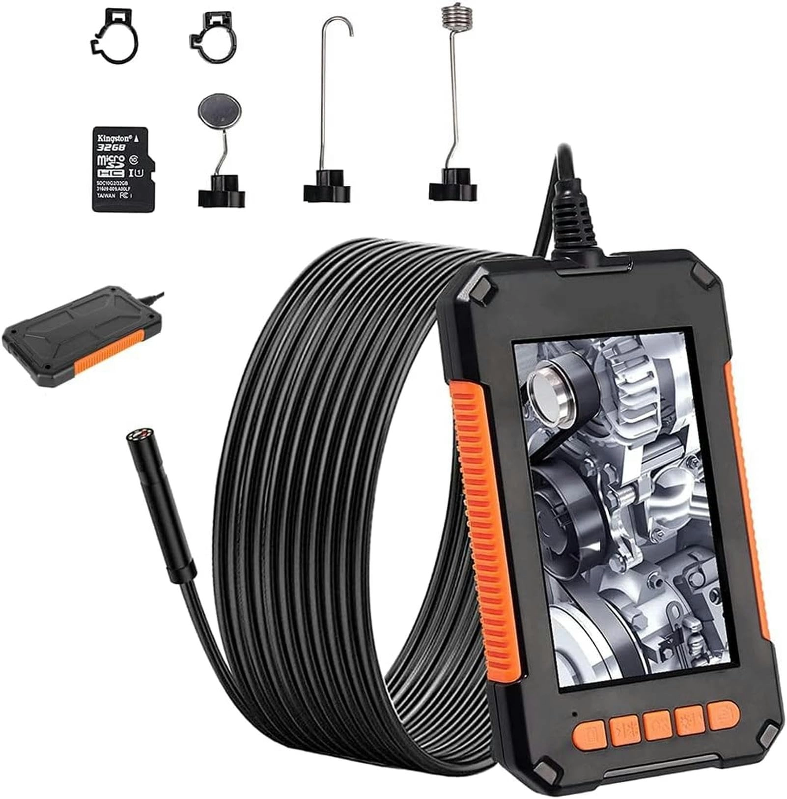 Dual Lens Industrial Endoscope - 8mm 5m