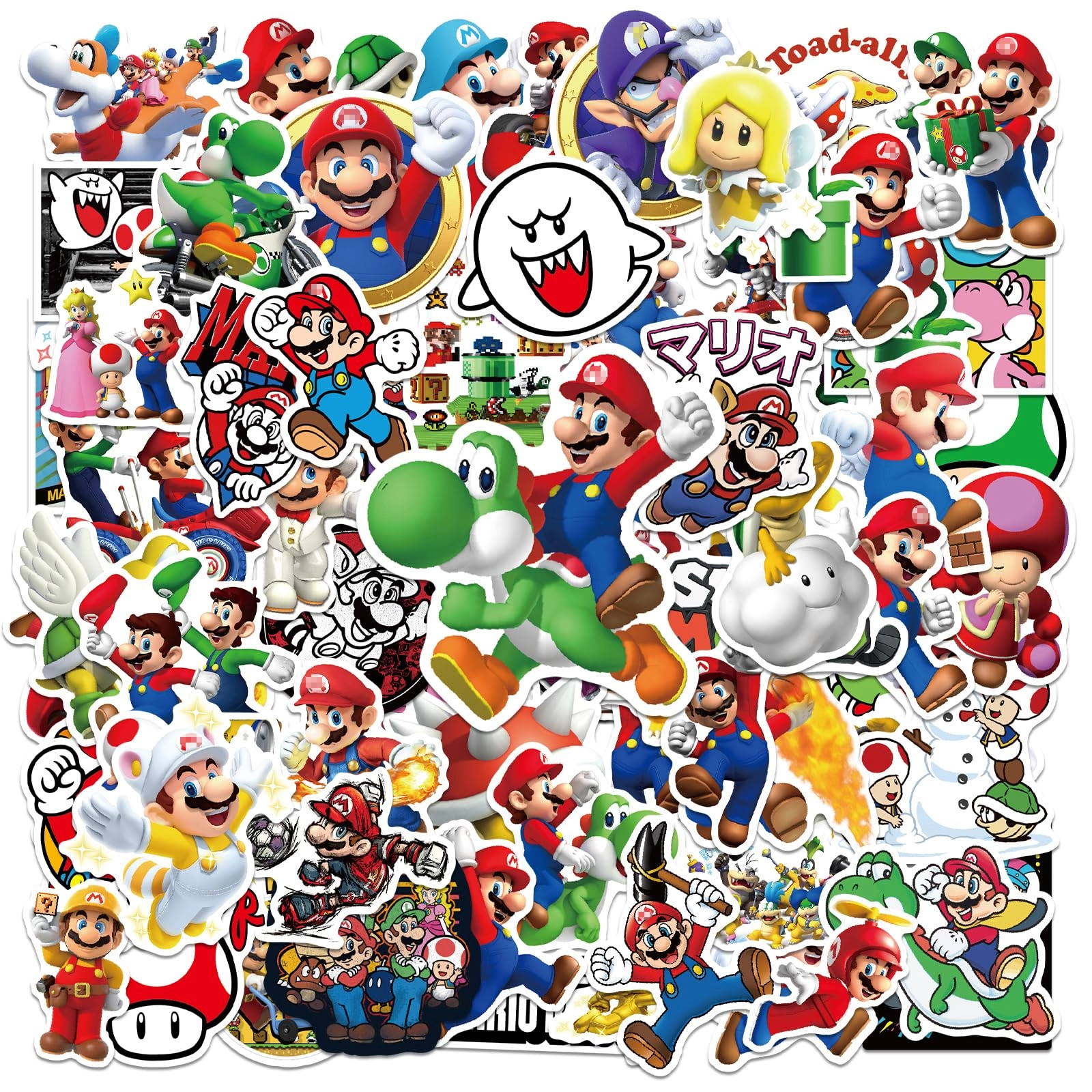 Ainvliya Cartoon Stickers - 100 pcs