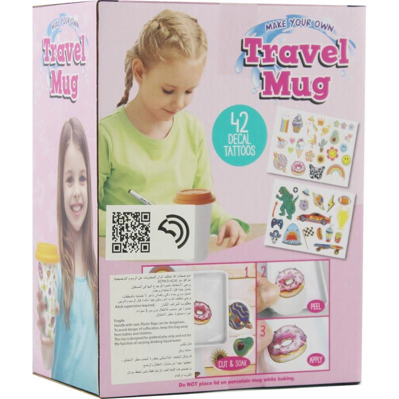 Make Your Own Travel Mug - 3 Years and Above Ceramics/Paint