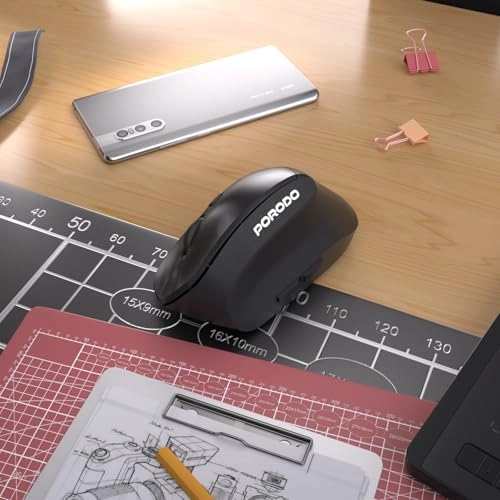 Vertical Ergonomic Optical Mouse - Bluetooth Wi-Fi