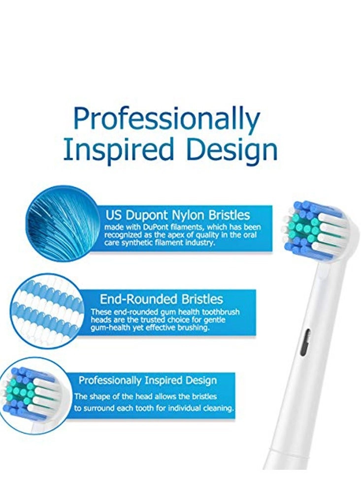 Replacement Toothbrush Heads - 16 Pack White Sensitive