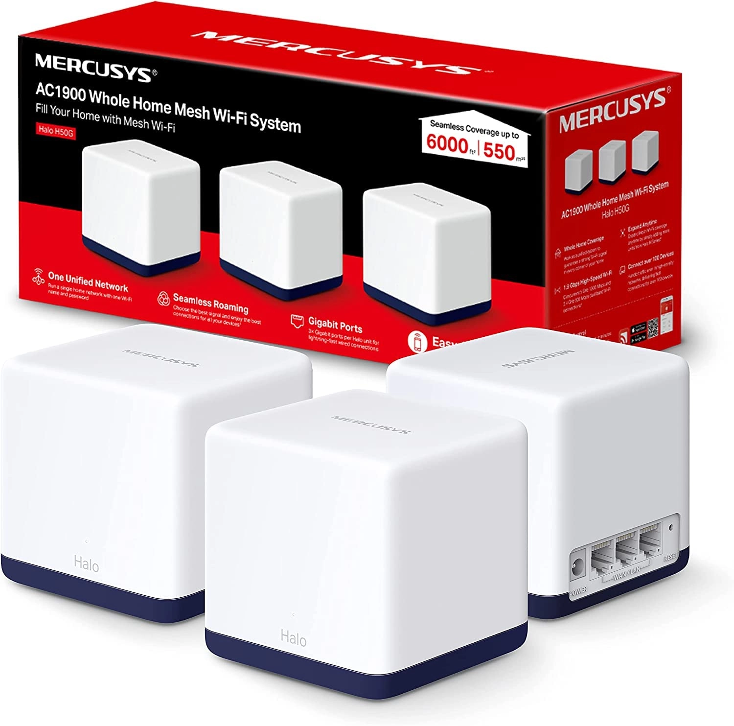 TP-Link Halo H50G - 802.11ac 3 piece(s)