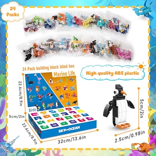 Mini Animal Building Blocks - 24 pcs