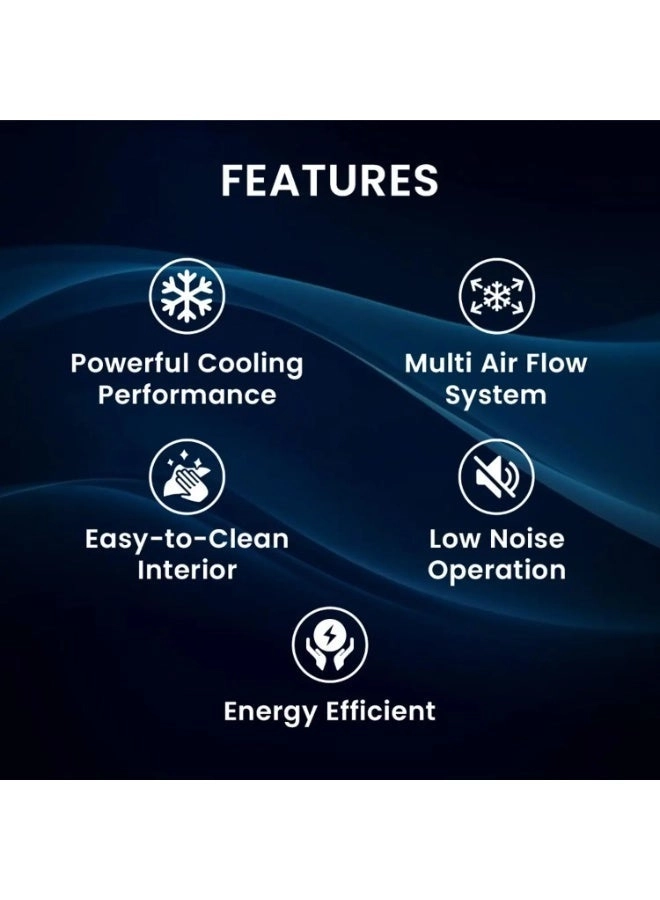 Top Mount Refrigerator - Total No Frost Adjustable Glass Shelves