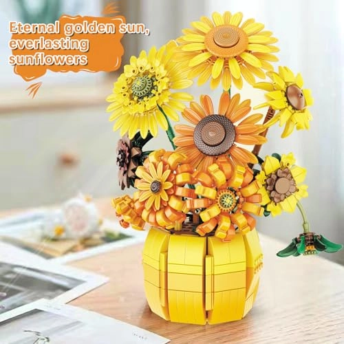 Sunflower Building Sets - Botanical Collection Van Gogh