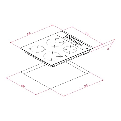 TBC 64000 XFL Electric hob