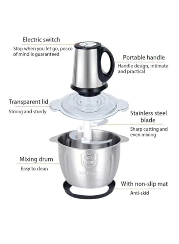 Electric Food Chopper - 3L