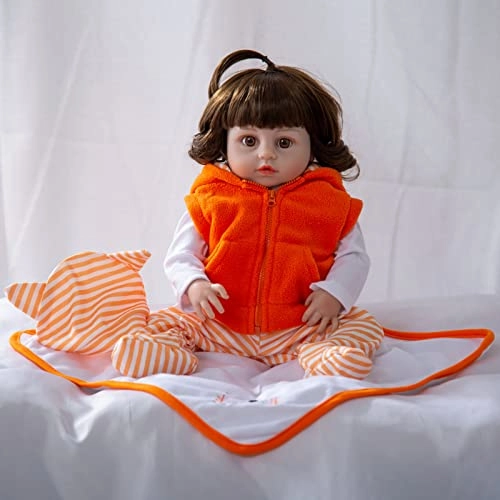 Reborn Baby Doll - 19 Inch Vinyl Girl