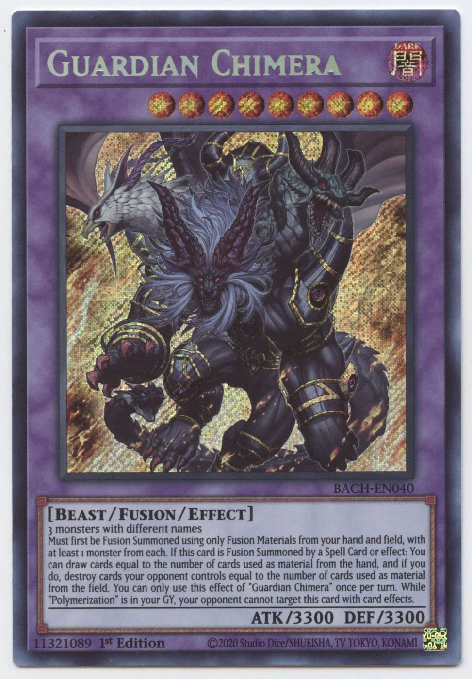 Yu-Gi-Oh! Fantasy Guardian Chimera BACH-EN040 - English