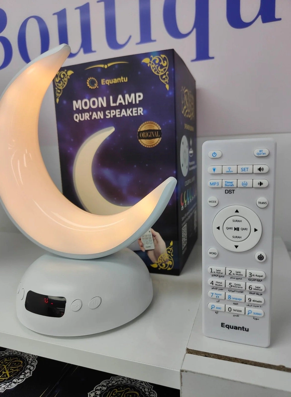 SQ902 - Slim Moon Lamp Qur'an Speaker