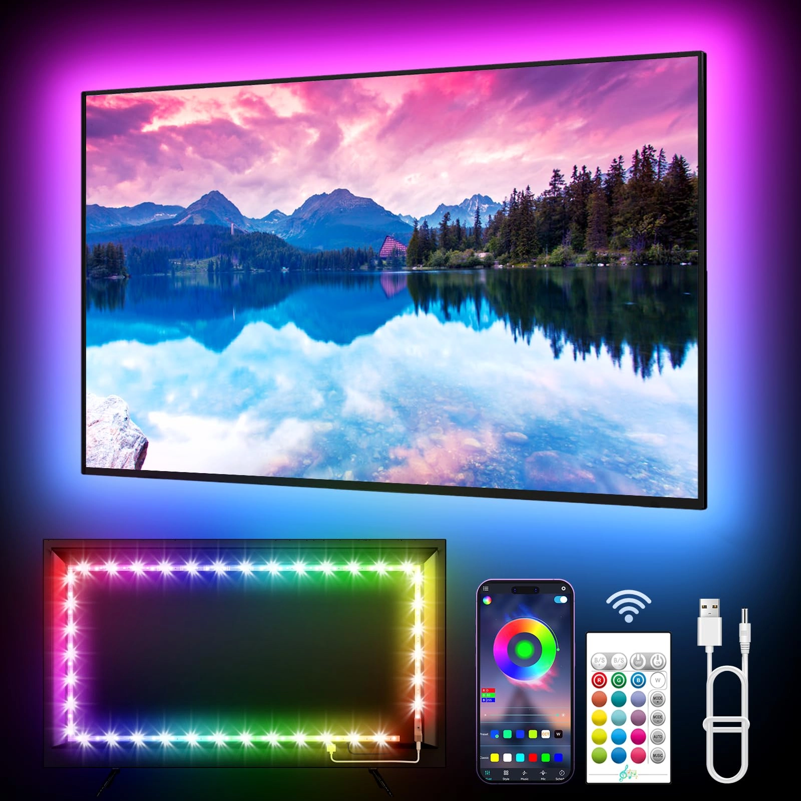 kantutoe TV LED Lights - 3m