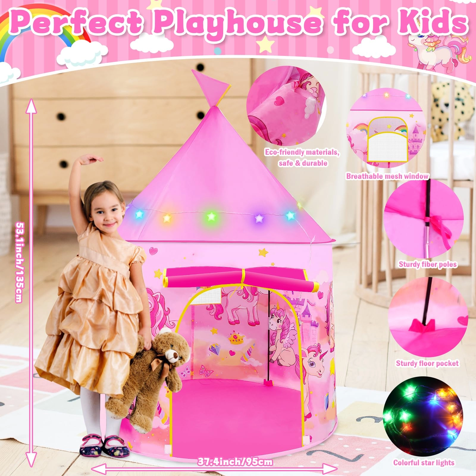 Princess Tent - 101cm x 135cm
