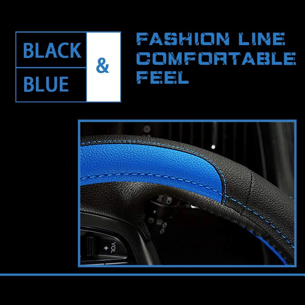 Leather Car Steering Wheel Covers