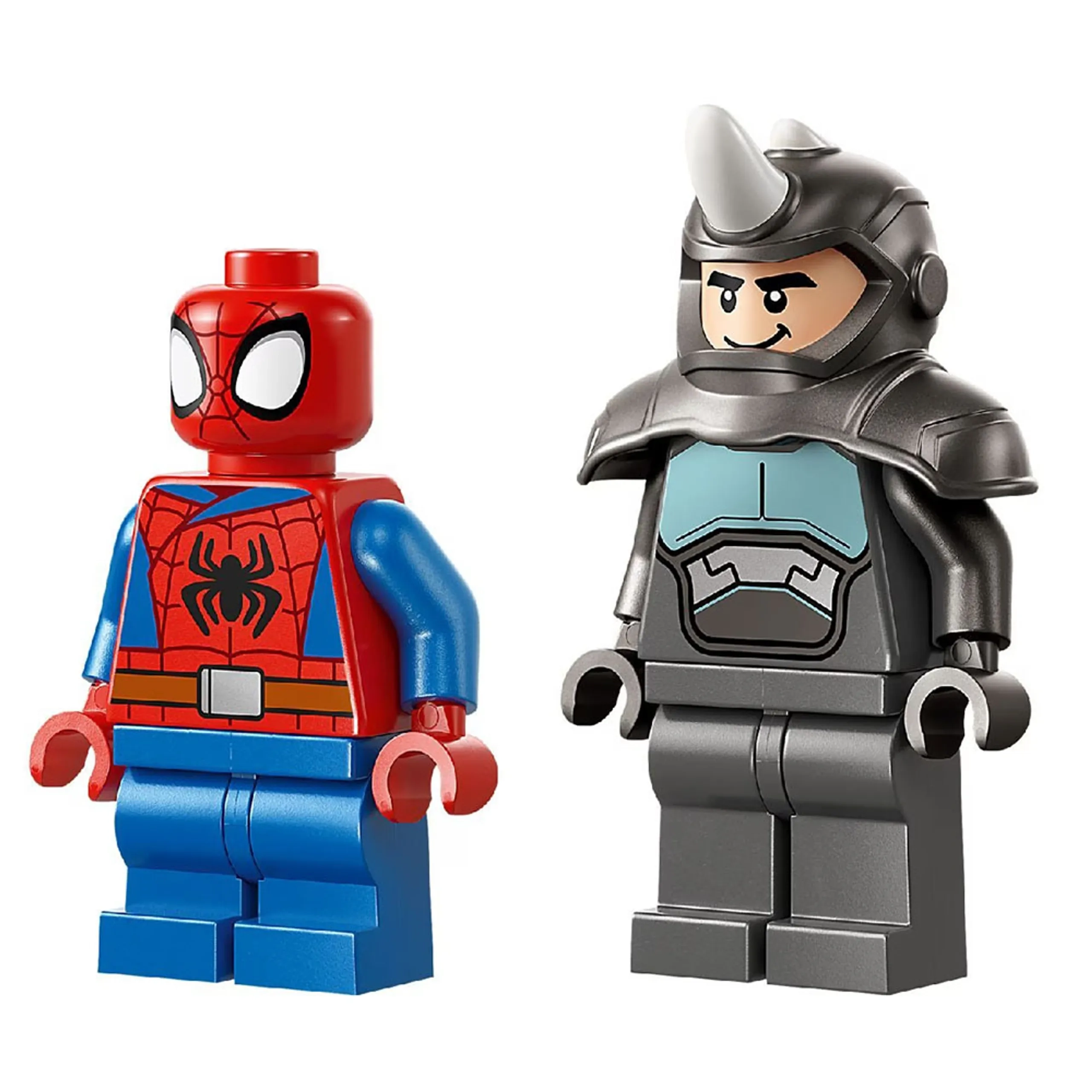 Spidey on his Motorcycle vs. Rhino - Marvel