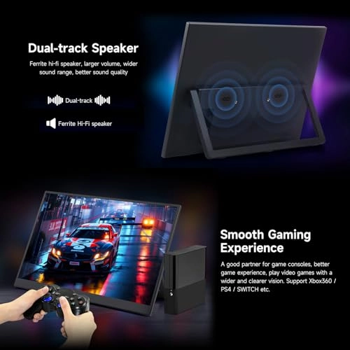 DHX-14inch Portable Monitor - Full HD 14 Inches