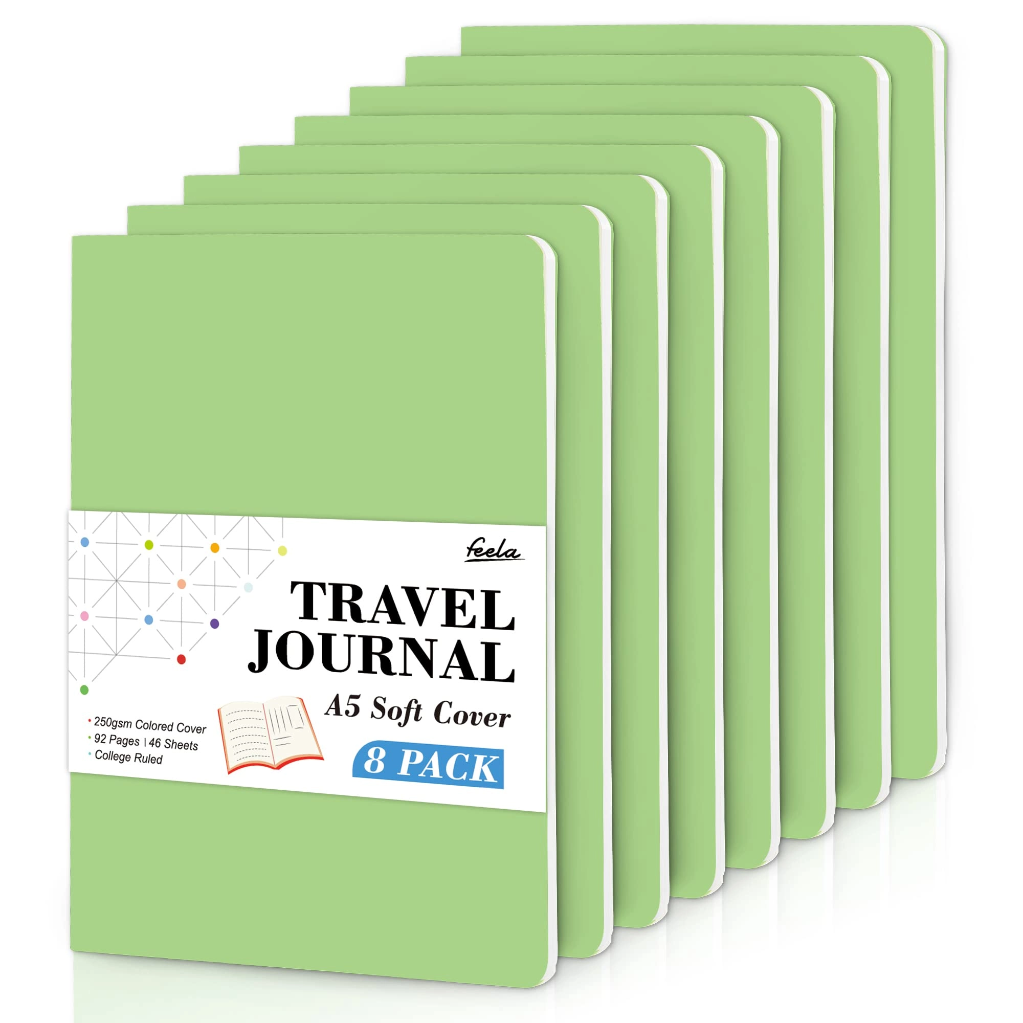 Soft Cover Notebook A5 Softcover - Lined 46 Sheets