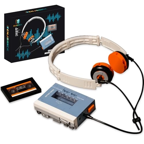 ENJBRICK Music Player Building Set - Compatible with Lego Retro