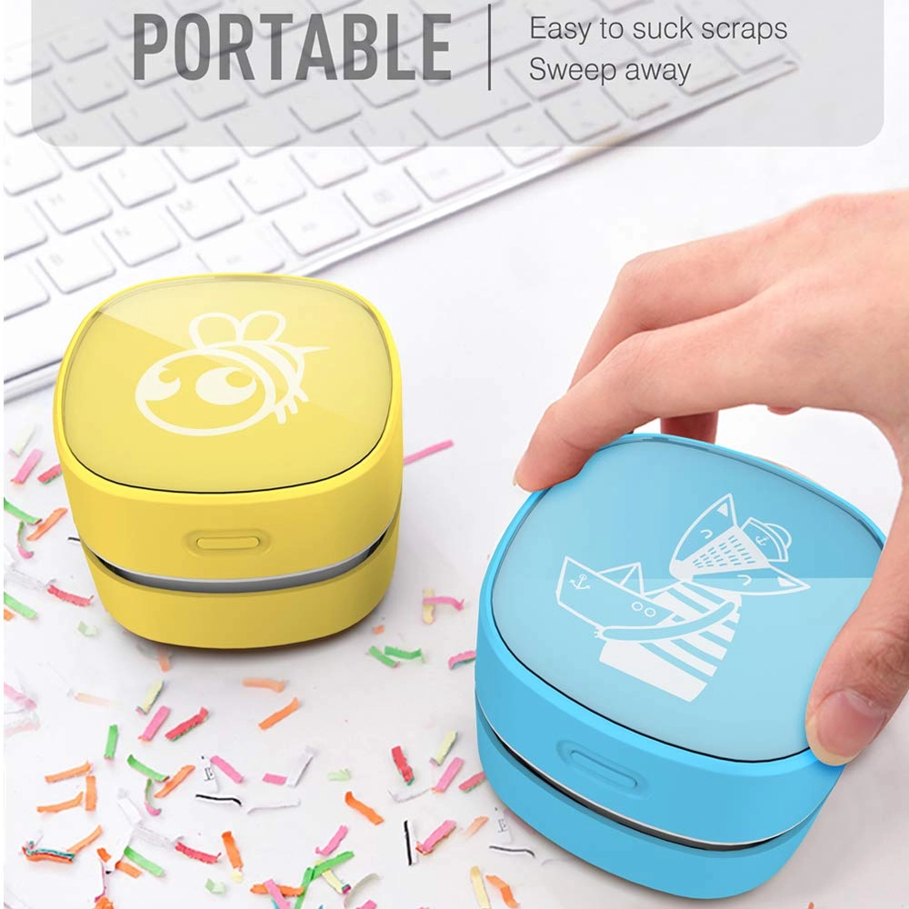 Desktop Vacuum Cleaner - Cordless 360º Rotatable 400 mins