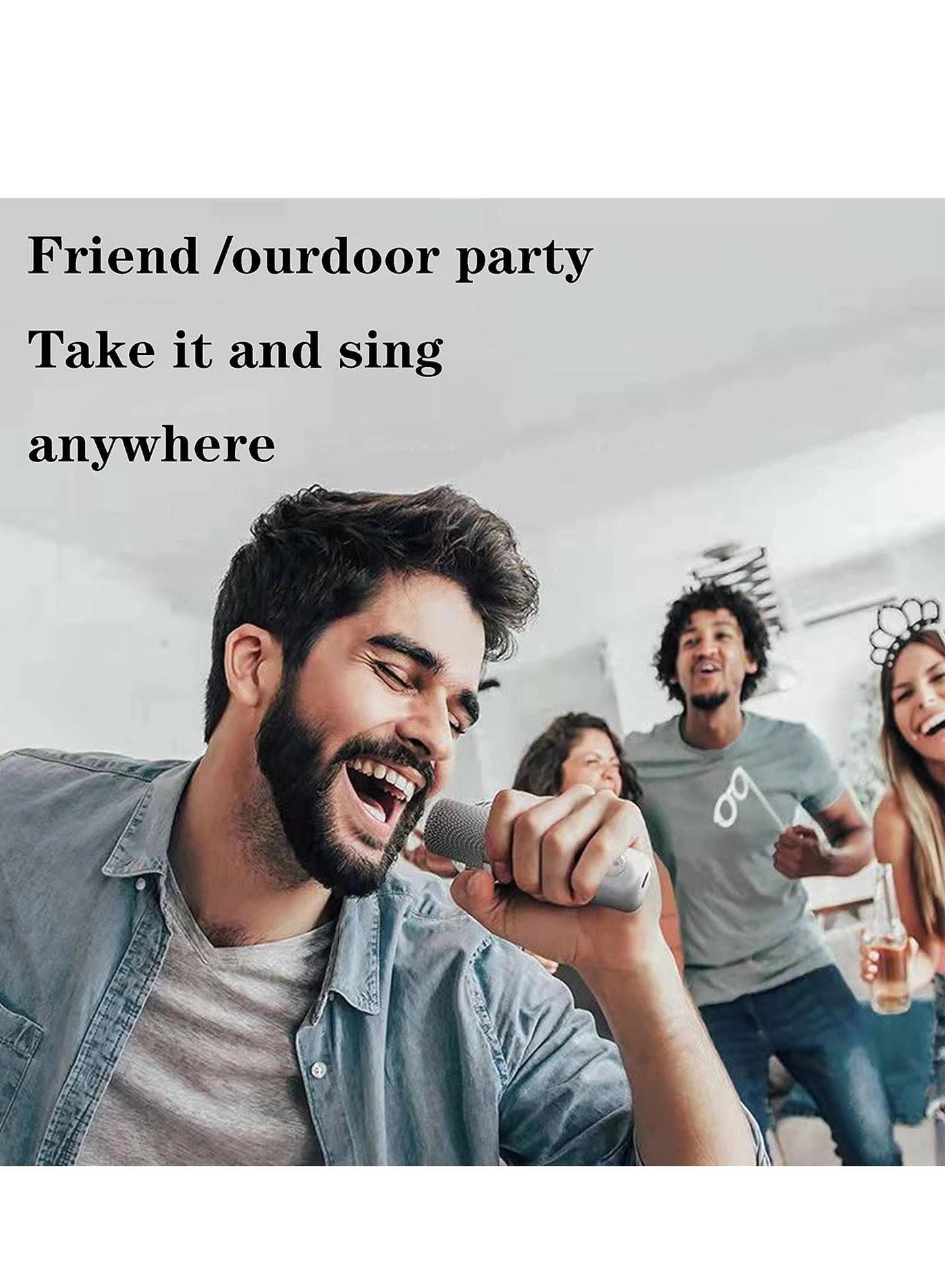 Karaoke Machine - Dual Wireless Microphones