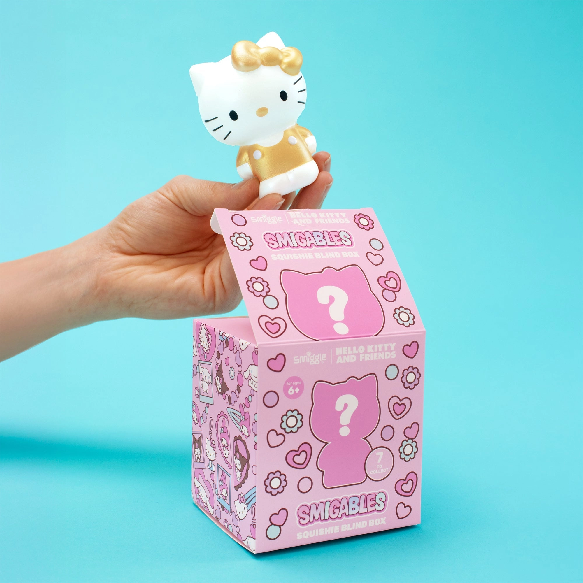 Hello Kitty & Friends Squishie Blind Box - 7 pcs