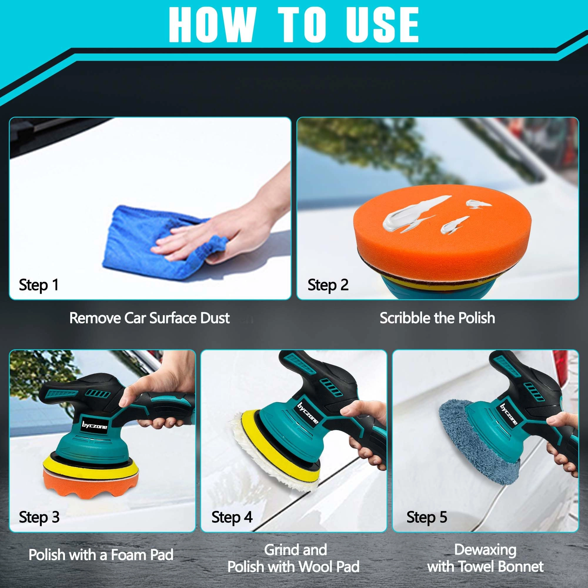Buffer Polisher - 6-Inch