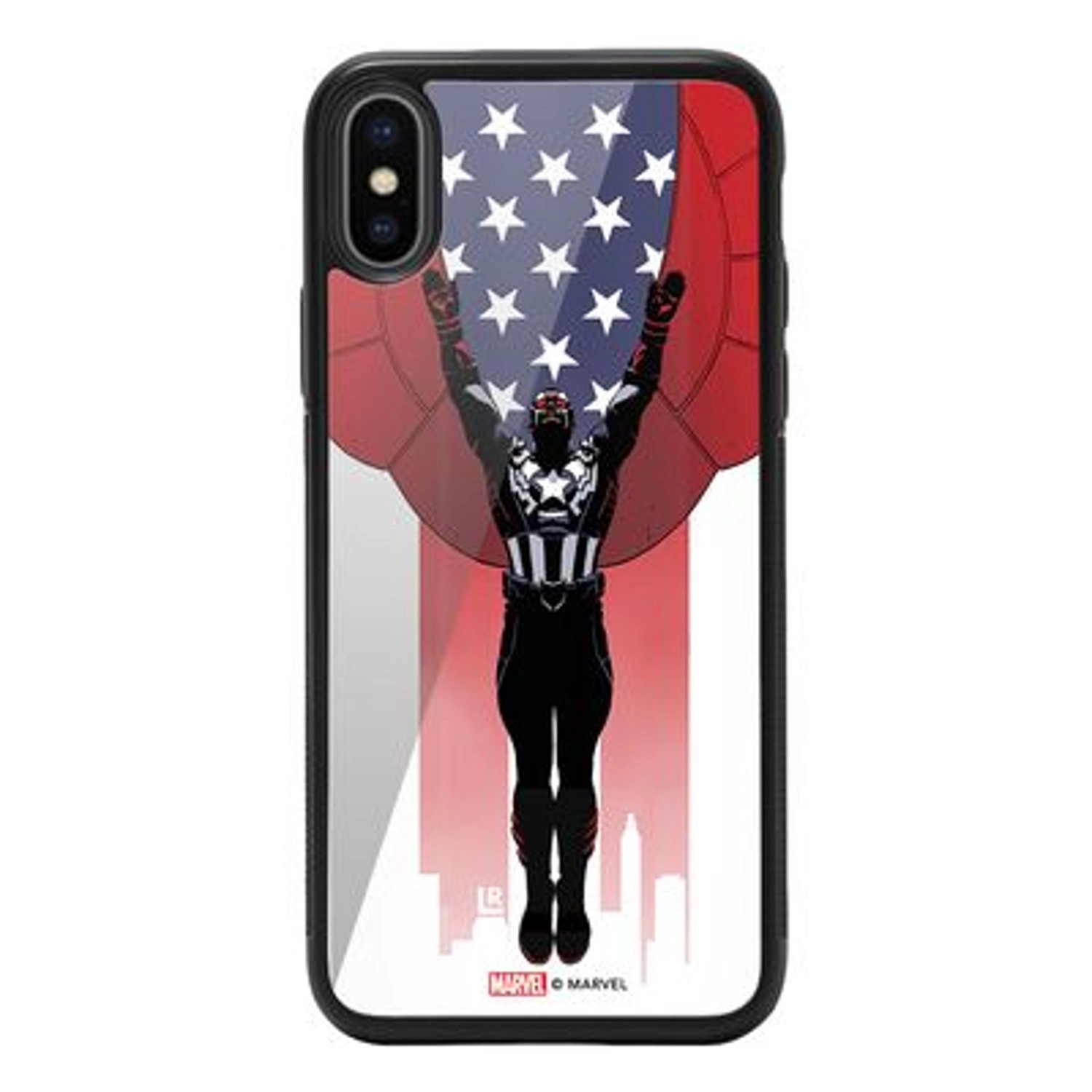 Falcon Captain America Back Case for iPhone Xs Max