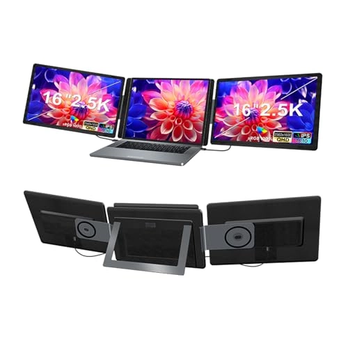 Portable Triple Screen Monitor YUEHISYzc9o2tvrym - 16-inch 2560x1600