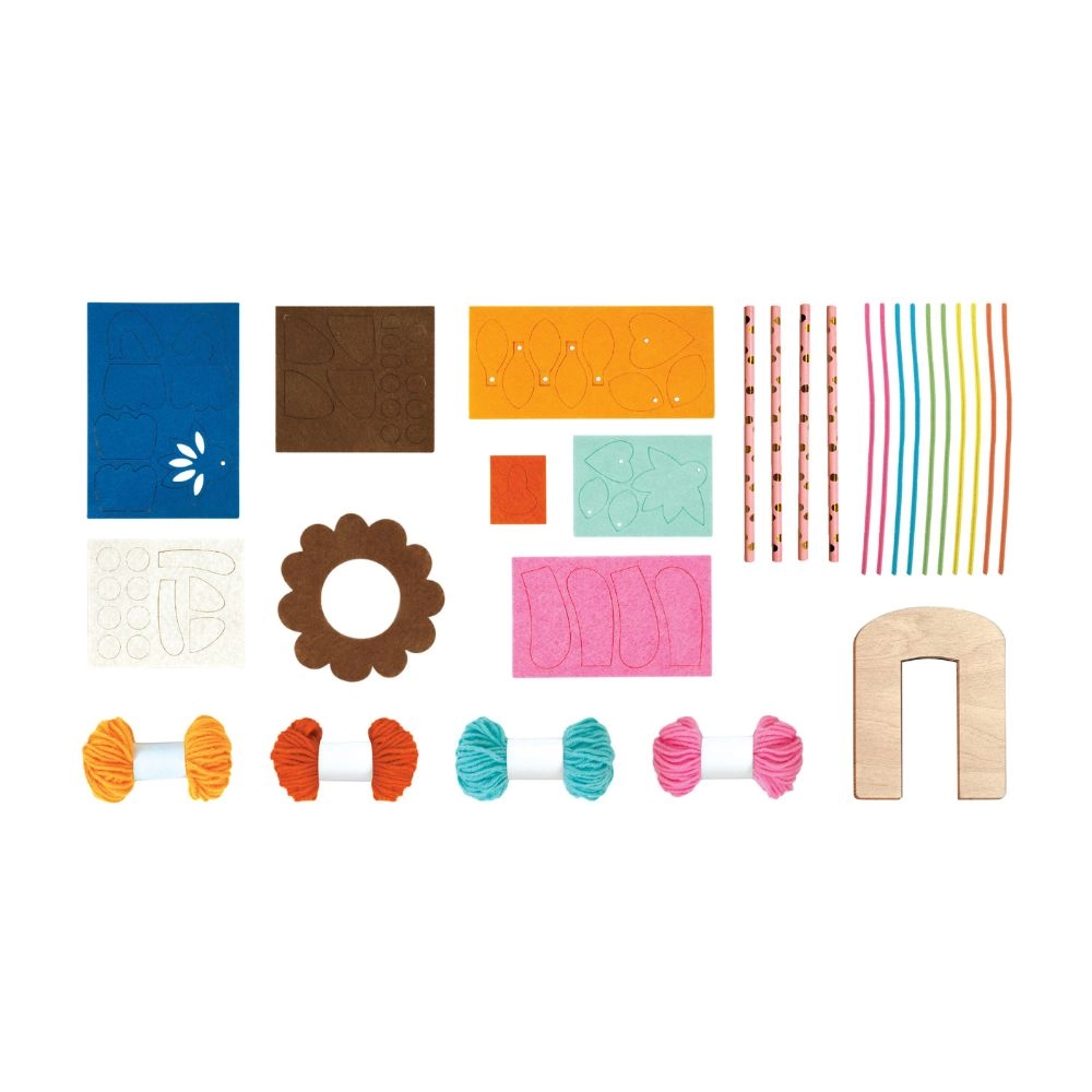 Pom Pom Animal Themed Bouquet Craft Kit