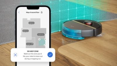 Control where the robot is allowed to clean