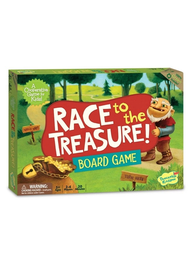 Peaceable Kingdom Race to the Treasure! - Cooperative Path Building Game