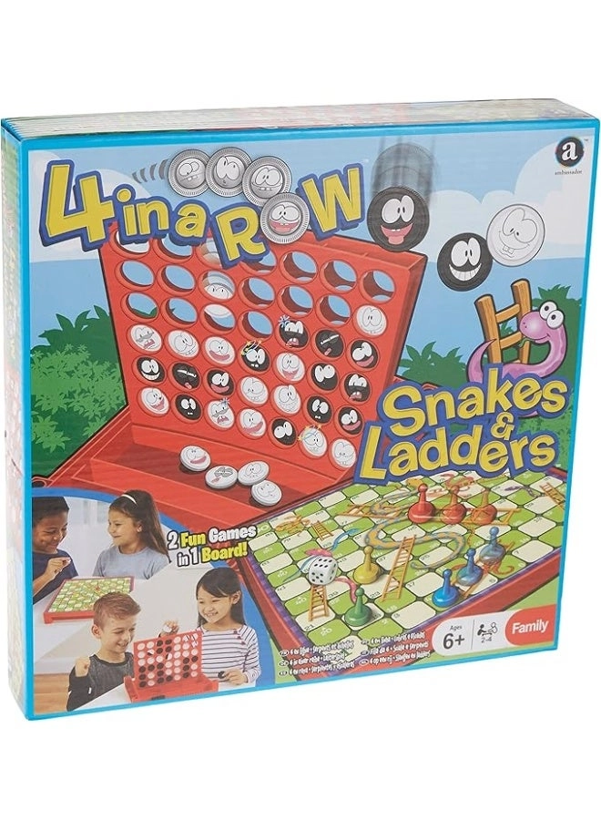 Merchant Ambassador 4-in-a-row + Snakes and Ladders