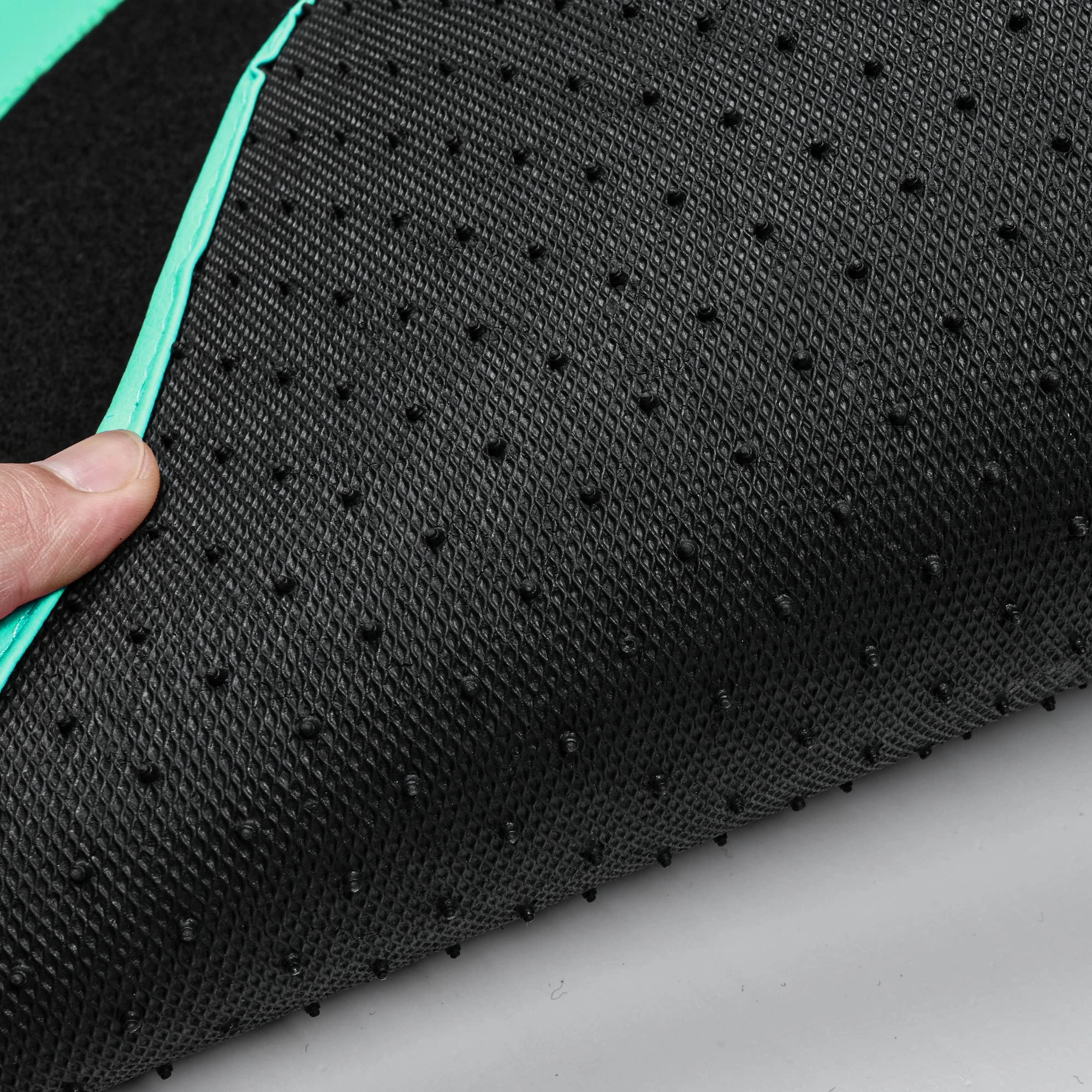 Faux Leather Car Mats - Blue Edge Universal Fit