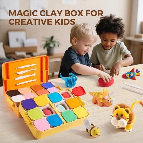 Clay play box - Clay 24 pcs.