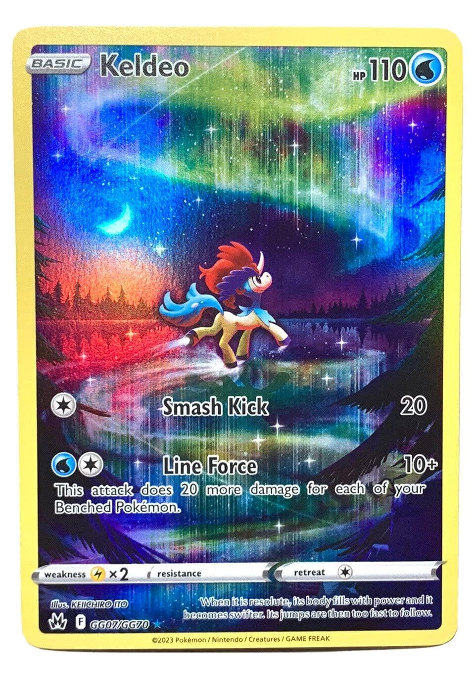 Pokémon Keldeo GG07/GG70 - Crown Zenith Galarian Gallery