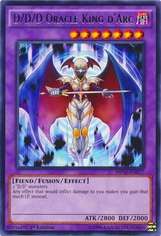 Konami D/D/D Oracle King d'Arc MP16-EN077 - Mega Pack 2016 1st Edition