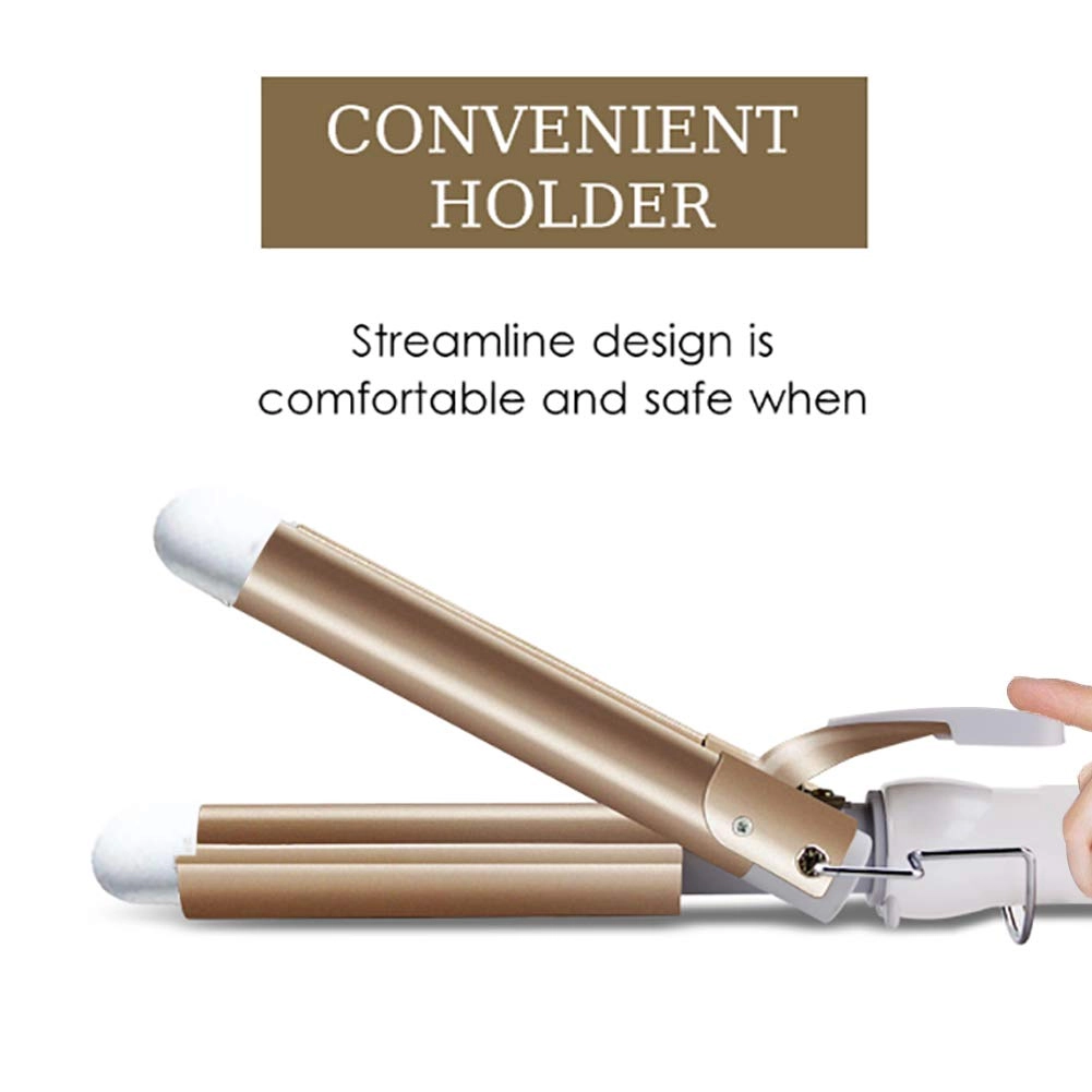 3 Barrel Hair Curler - 25 millimeters